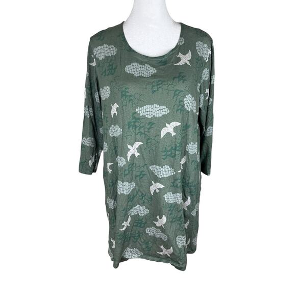 Gudrun Sjoden Boho Organic Cotton Autumn Collection 2024 Tunic Top Size Medium - Picture 2 of 7